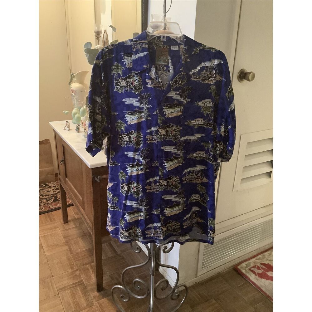 Vintage Pineapple Connection Hawaiian Sirt Size M